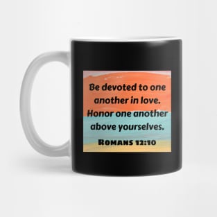 Bible Verse Romans 12:10 Mug